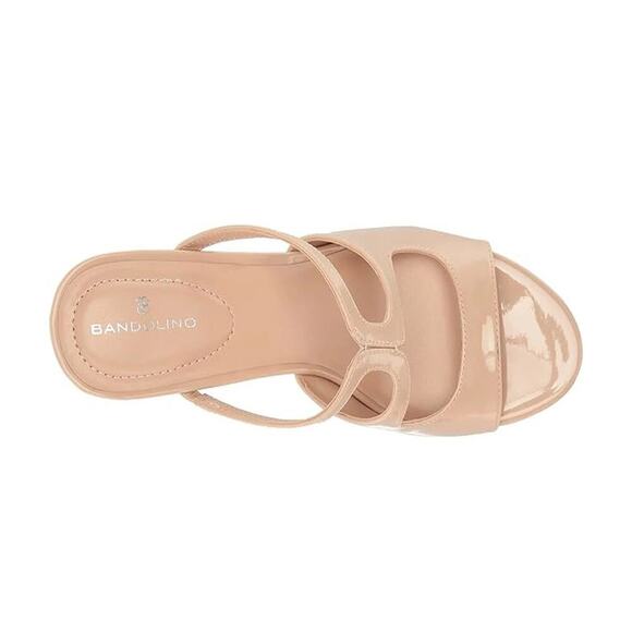 Bandolino Women’s Mizelle Heeled Sandal, Nude, 9M - Picture 2 of 4